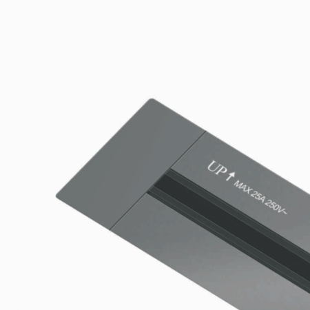 Thanh ray gắn nổi 60cm  Màu trắng S1R206 (S1R206)