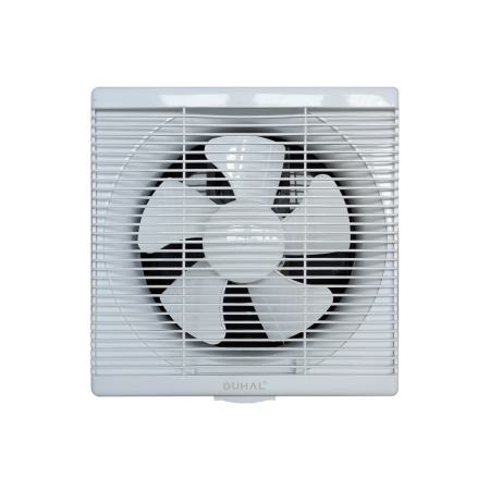 Quạt thông gió, lưới dạng thanh ngang, có nắp che 236x236mm 220V-25W (màu trắng) (K1Q425)