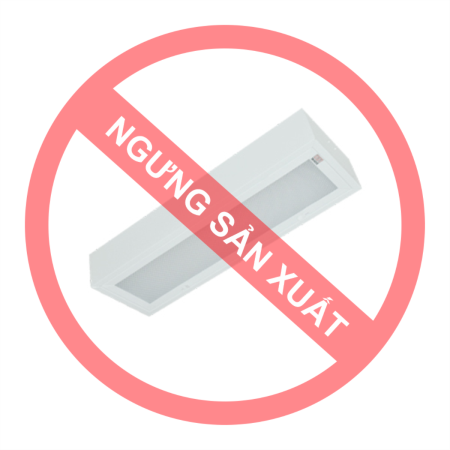 MÁNG ĐÈN TÁN QUANG LẮP NỔI CHỤP MICA 1x9W (LLN109)