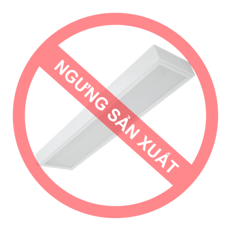 MÁNG ĐÈN TÁN QUANG LẮP NỔI CHỤP MICA 2x18W (LLN218)